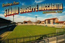 ALESSANDRIA Italy Stadio Giuseppe Moccagatta Postcard Football Stadium C650 picture