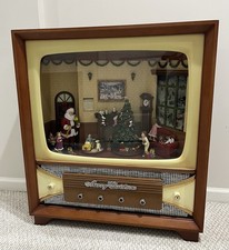 ROMAN 35 Inch Vintage Style Console Animated Scene TV Music Box #33147 2013 Rare picture