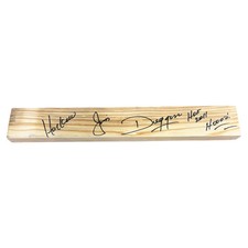 Hacksaw Jim Duggan Autographed WWE Wrestling Wooden 2