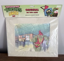 Teenage Mutant Ninja Turtles TMNT Original Animation Art Cel w/ COA picture