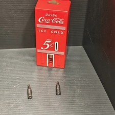 Vintage 1980 Coca-Cola Soda Dispenser Coin Bank MSR #1234 w/ Box Bottles picture