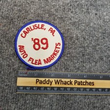 Vintage Carlisle 1989 Patch Collector Car Flea Market AB5 picture