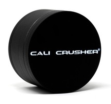 Cali Crusher OG Slick 4-Piece Herb Grinder Powder Coated Matte Finish Black 2.5