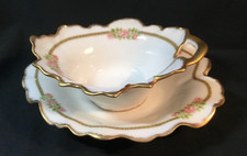 Rare Theodore Haviland Limoges Fine Porcelain Mayonaise Set c.1900-1910 picture
