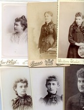 36 Original Cabinet Photo's - Chicago, Illinois, Children, Men, Ladies, Nice Con picture