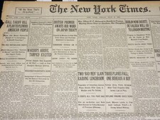 1921 JULY 8 NEW YORK TIMES NEWSPAPER- WARSHIPS ARRIVE, TAMPICO EXCILED - NT 8697 picture