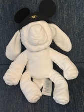 NEW Disney Cruise Line DCL Exclusive Evie Dog White Towel Plush Doll Mickey Ears picture