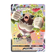 Pokémon Rillaboom VMAX SV106/SV122 Holo VMAX Rare Shining Fates Shiny Vault NM picture