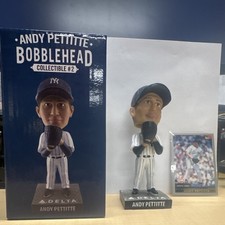 Andy Pettitte NY Yankees Delta Bobblehead #2 w/ Free Baseball Card. BH1a/b/c picture