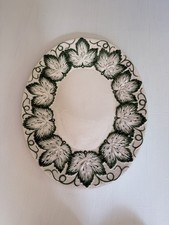 Vintage Olfaire Made In Portugal Scalloped Soup Tureen Underplate / Tray picture