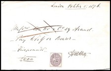 Antique 1876 Victorian Ephemera COUTTS & CO Bank Bill of Exchange Cheque #C09-22 picture