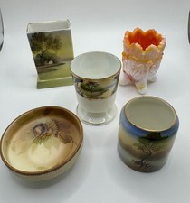 Vintage Lot of Nippon Noritake and Slag Items 5 Pieces picture