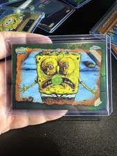 Topps 2025 Chrome SpongeBob GO-8 Is There Something Wrong With Me? 09/25 picture