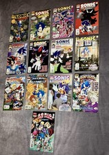 Lot Of 13 Sonic The Hedgehog Comics Archie Key Issues 146 Shadow 39 Mecha +More picture