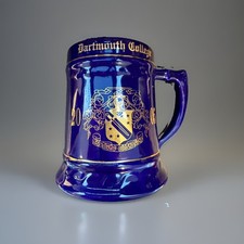 Dartmouth College Class of 2005 Ceramic Stein Cobalt Blue Phi Delta Theta Crest picture