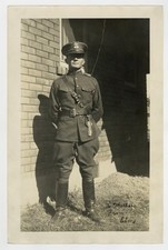 Highway Patrol Officer 1930 Uniform 9x13 AZ Motorcycle Police Officer Photo  picture