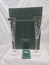 NEW Marquis by Waterford Mini-Star Champagne Flute Pair IOB picture
