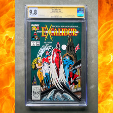🔥 Excalibur #1 CGC 9.8 SS Signed by Chris Claremont – 1st App of Widget 🔥 picture
