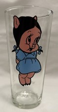 VTG Petunia Pig Pepsi Drinking Glass Cup 1973 Tumbler Looney Tunes Warner Bros picture