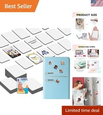 40Pcs Sublimation Magnet Blanks Custom Square Magnets 2.95