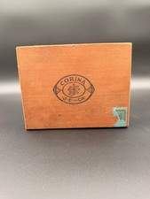 Vintage Corina Larks Extra Mild Brown Bakelite Cigar Box Has Labels picture