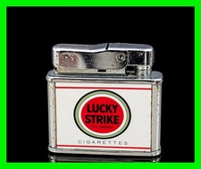 Vintage Lucky Strike Uncommon Double Sided Advertising Petrol Lighter - Unfired picture