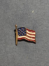 Vintage American Flag Lapel Pin picture