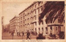 Bari Italy Via Salvatore Cognetti Street Scene Antique Postcard J79374 picture