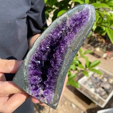 595G Natural Amethyst geode quartz cluster crystal specimen Healing picture