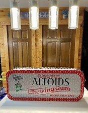 Rare Vintage HUGE Altoids Chewing Gum Store Display 3 Dimensional Can Ad Sign picture