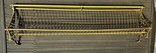 Santa Fe  Railways Solid Brass Train Luggage And Hat Rack over 120 years old picture
