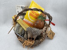 Hawaiian Fiber Basket D Aguilar Art Vintage Aloha Week Ribbon Waikiki Photo Lot picture