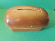 Vintage 1973 World Vision Love Loaf Coin Money Piggy Bank Charity Advertising picture