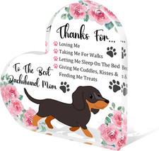 Dachshund Gifts for Women Weiner Dog Lover Thank You Dachshund Mom Gifts Rose... picture
