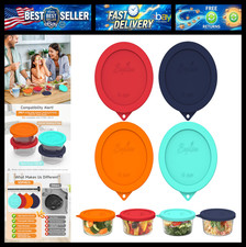 SOPHICO 4 Cup Silicone Lids Replacement for Pyrex & Anchor Hocking 7201-PC picture