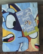 BLUEY & BINGO Beach Swim Bath Towel 100% Cotton 28 x 58 inches picture