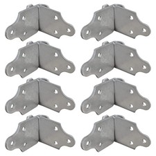 8 Sets Utility Trailer Wood Panel Side Corner Bracket, for Stake Body Latch Rack picture