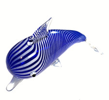 Hand Blown Glass Art Figurine Animal DOLPHIN # 6679 picture