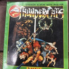 Vintage Thundercats Sticker Album No Poster 1986 Panini picture