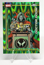 Topps 2026  Chrome Marvel Doctor Doom #028 Green Raywave 60/99 COLOR MATCH picture