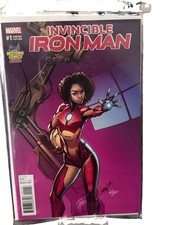 Invincible Iron Man 2017 Riri Williams Ironheart Midtown Comics #1 NM Bagged picture