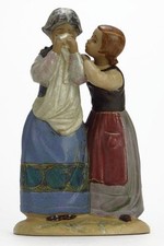 Lladro Comforting Her Friend  Ladro Figurine Girls Gres Mint picture