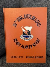 304th Signal Battalion 1976-1977 Korea Deployment (USACC) Book. Very Fine. picture