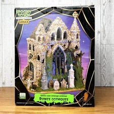 Lemax Spooky Town Collection Gothic Ruins Exterior Lighted Building 2006 picture