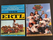 Vintage ERTL Toys Catalog Lot 1969 Die Cast Farm Tractors 1995 50th Anniversary picture