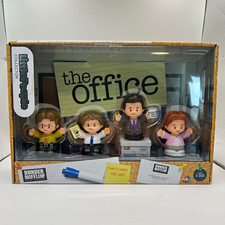 Fisher-Price Little People Collector The Office 4-Pack Michael Dwight Pam Jim picture