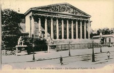 Vintage Paris - La Chambre des Députés Postcard picture