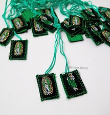 12  St Jude Escapulario San Judas Virgen de Guadalupe Favors Recuerdos Comunion picture