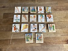 Lot of 17 Early  Vintage Pinup Girl Unstruck Matchbooks 30's 40's & 50's picture