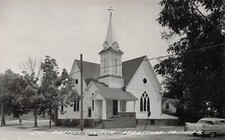 RPPC Stratford Iowa First Baptist Church Hamilton County Photo Postcard E47 picture